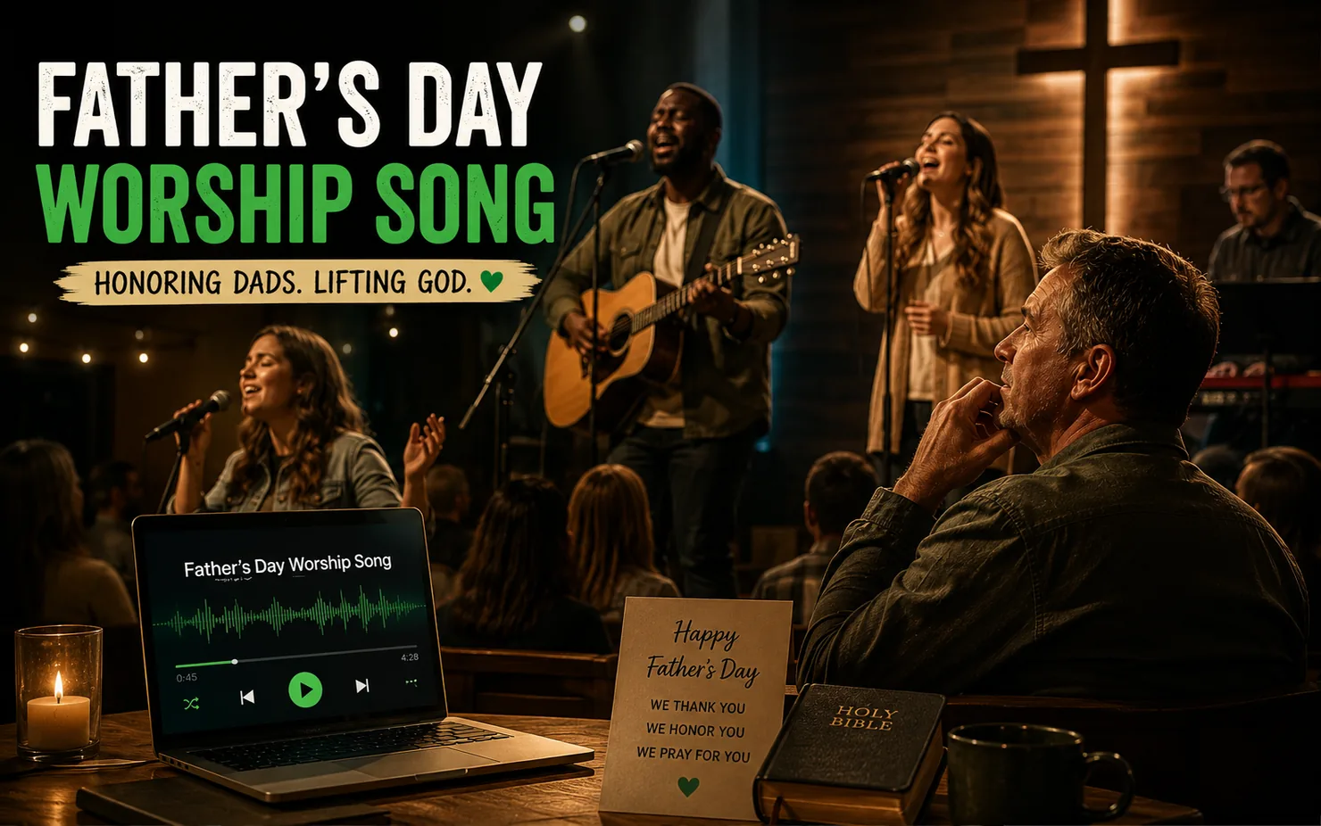 AI 크리스천 아버지의 날 Worship 곡, 아버지와 가족을 위한 Gospel과 컨템퍼러리 크리스천 헌정